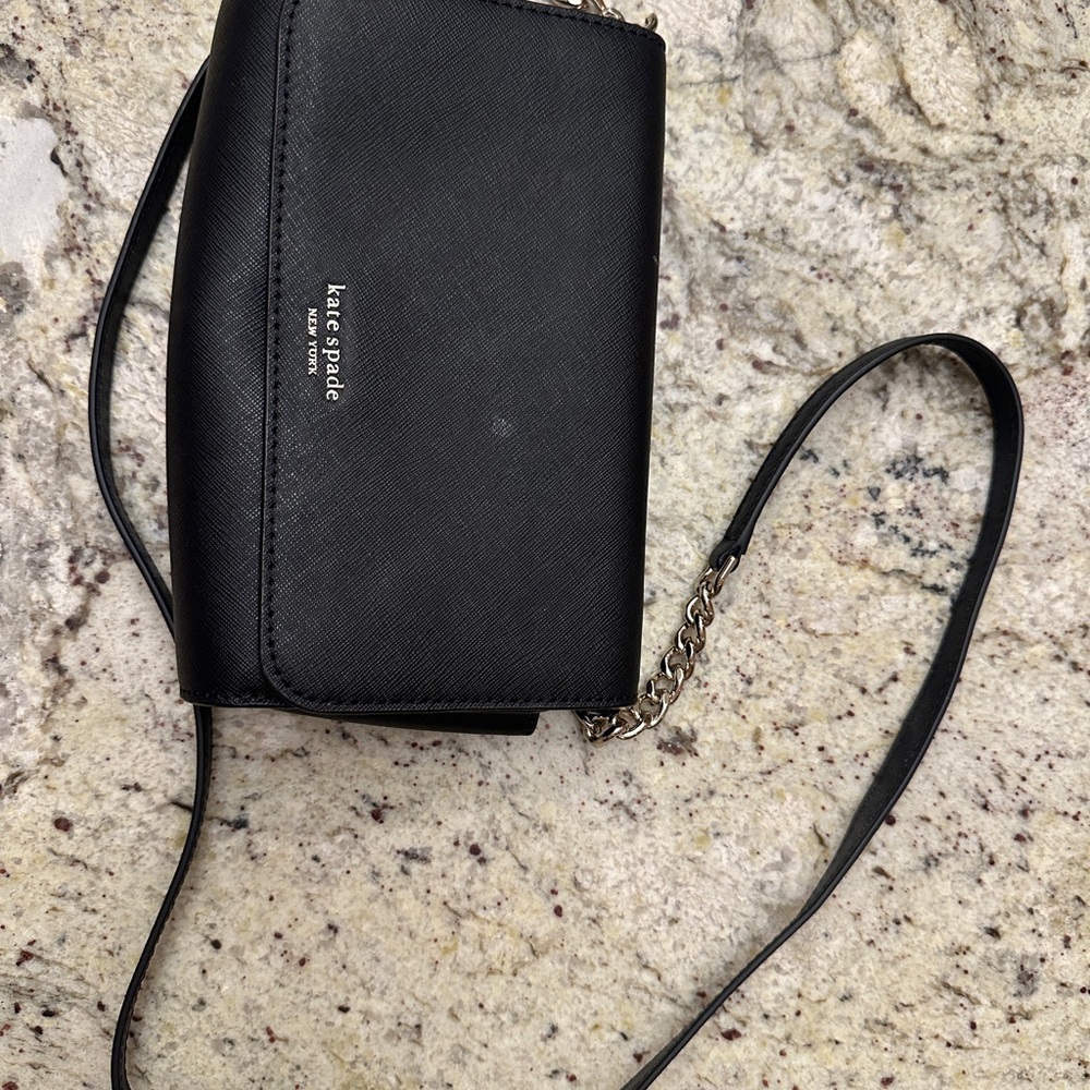 Kate Spade Sleek Black Crossbody Bag